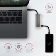 AXAGON Hub HMC-4G2 2x USB-A + 2x USB-C, USB-C 3.2 Gen 2 10Gbps, 13cm USB-C cable