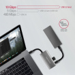 AXAGON Hub HMC-4G2 2x USB-A + 2x USB-C, USB-C 3.2 Gen 2 10Gbps, 13cm USB-C cable