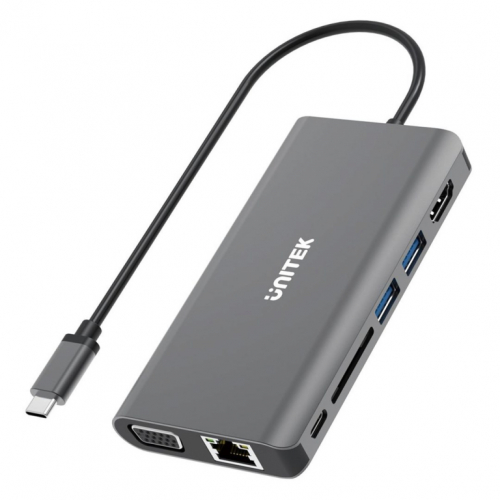 HUB 8-in-1 USB-C 3.1,    PD 100W, D101