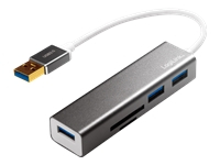 LOGILINK UA0306 LOGILINK - USB 3.0 hub, 3 port, with card reader