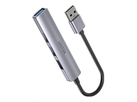 UNITEK H1208A HUB USB-A 1x USB-A 5Gbps 3x USB-A 2.0 Alu