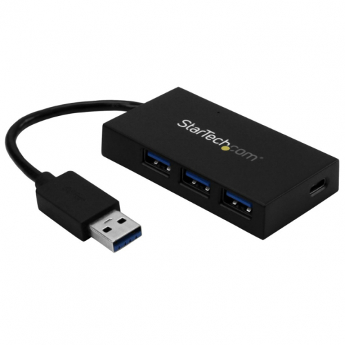 StarTech.com HB30A3A1CFB hubs and hubs USB 3.2 Gen 1 (3.1 Gen 1) Type-A 5000 Mbit/s Black