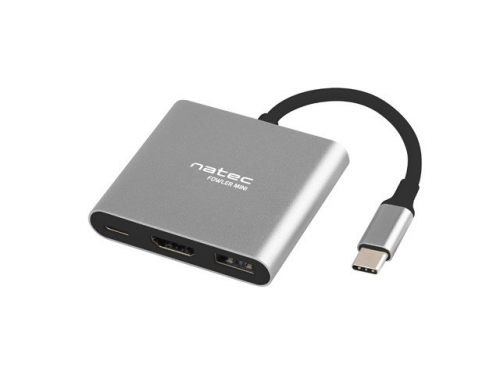 Natec Multi Port Fowler mini USB-C PD, USB 3.0, HDMI