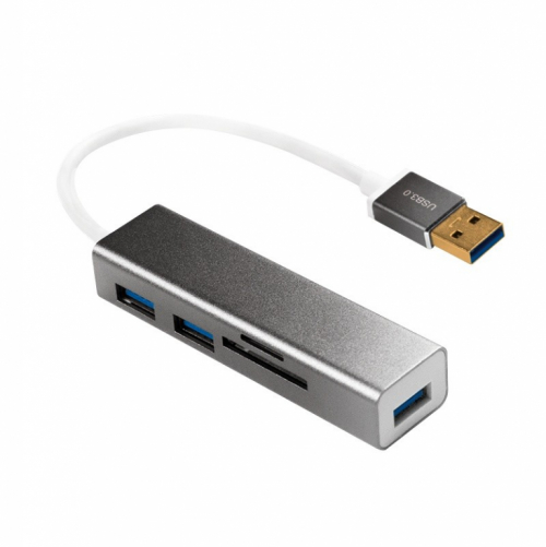 LogiLink Hub USB 3.0 3-port with card reader