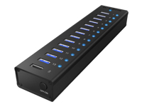 ICYBOX IB-AC6113 IcyBox 13 Port USB 3.0 Hub with USB charge port, Black