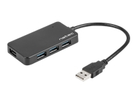 NATEC NHU-1342 Natec Hub USB 3.0 Moth 4-ports, Black