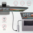 AXAGON AXAGON HMC-HCR3A Hub 3x USB-A SD/microSD + HDMI