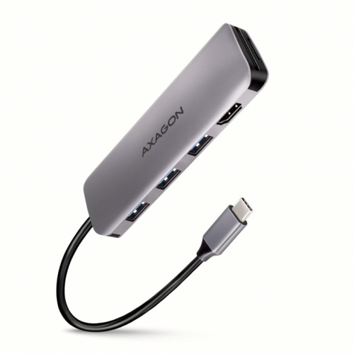 AXAGON AXAGON HMC-HCR3A Hub 3x USB-A SD/microSD + HDMI