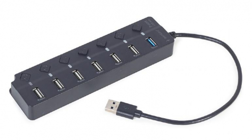 I/O HUB USB3 7PORT/UHB-U3P1U2P6P-01 GEMBIRD