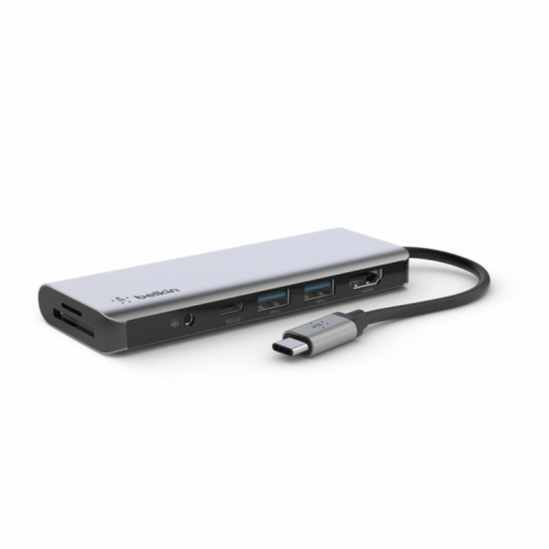 Belkin AVC009btSGY Hub USB 3.2 Gen 1 (3.1 Gen 1) Type-C Silver