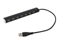 GEMBIRD USB 2.0 7-port hub black