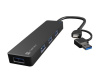 Natec USB-C 3.0 Hub 4-Port Mayfly black + adapter
