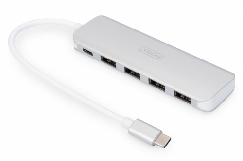 Digitus USB Type-C™ 4 port hub (USB 3.0) + PD