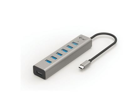 i-tec Hub USB-C Charging Metal HUB 7 Port