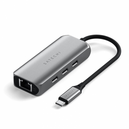 Satechi 4-in-1 USB-C Hub, LAN, hall - USB hub / ST-H3C25EM