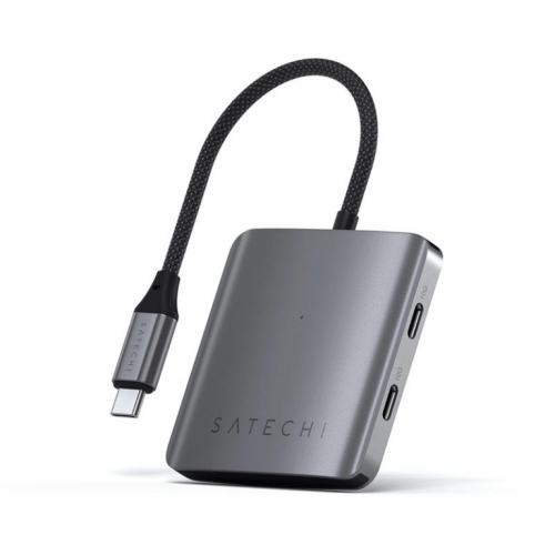 Satechi 4-Port USB-C Hub, Power Delivery, hall - USB hub / ST-H4CPDM