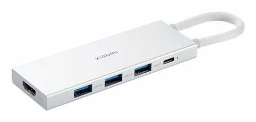 Xiaomi XMDS05YM interface hub USB 3.2 Gen 1 (3.1 Gen 1) Type-A + Type-C White