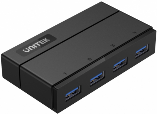 UNITEK Y-HB03001 interface hub USB 3.2 Gen 1 (3.1 Gen 1) Type-B 5000 Mbit/s Black