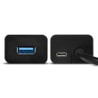 AXAGON Charging Hub HUE-S2BP 4x USB 3.2 Gen 1, 1.2m Cable, MicroUSB Charging, Incl. AC Adapter