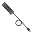 AXAGON Charging Hub HUE-S2BP 4x USB 3.2 Gen 1, 1.2m Cable, MicroUSB Charging, Incl. AC Adapter