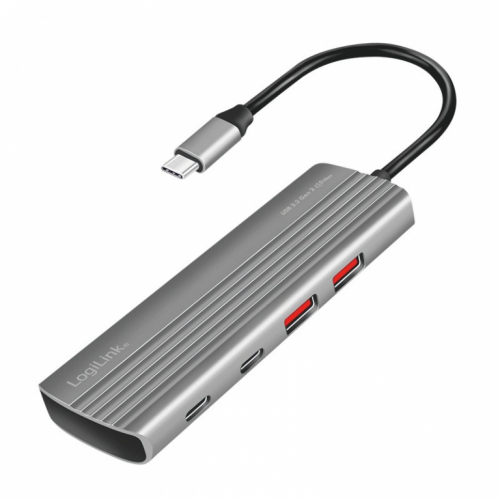 LogiLink Ultra lim USB3.2 hub 2x USB-A, 5xUSB-C, PD, 100