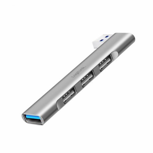 LogiLink Ultraslim USB-A to 1xUSB 3.0 , 3xUSB 2.0