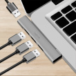 LogiLink Ultraslim USB-C hub to 1xUSB-A 3.0, 3xUSB-A 2.
