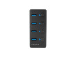 Natec USB Hub 4 Mantis 2 USB 3.0 ports with switch + power supply