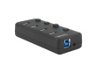 Natec USB Hub 4 Mantis 2 USB 3.0 ports with switch + power supply