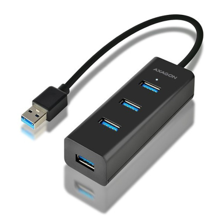 AXAGON Charging Hub HUE-S2B 4x USB 3.2 Gen 1, MicroUSB Charging Connector