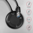 AXAGON AXAGON HUE-P1AL Hub 4-p ort USB 3.2 Gen 1 ROUND