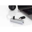 DIGITUS USB Adapter USB2.0/C -> RJ45 Ethernet+3-Port-Hub wei
