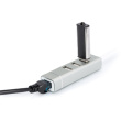 DIGITUS USB Adapter USB2.0/C -> RJ45 Ethernet+3-Port-Hub wei