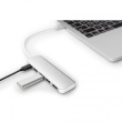 DIGITUS USB-C-Hub 4-Port 3.0->4xA3.0 1xC-PD intgr.Kabel wei