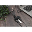 DIGITUS USB-Hub 4-Port 2.0->4xA2.0 m.Netzteil schwarz