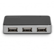 DIGITUS USB-Hub 4-Port 2.0->4xA2.0 m.Netzteil schwarz