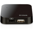 DUB-H4 4-Port USB2 Hub mit Netzteil schwarz retail