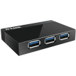 USB3.0 HUB 4Port D-Link 1340 SuperSpeed aktiv mit Netzteil Black