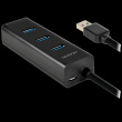 AXAGON HUE-S2B 4x USB3.0 Charging Hub, MicroUSB Charging Connector