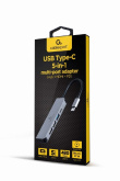 Gembird Adapter USB-C 5in1, PD, HDMI, USB 3.1, USB 2.0x2