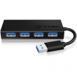 ICY BOX IB-AC6104-B USB 3.0 HUB 4-Port 4xUSB 3.0