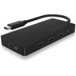 USB-C HUB 4Port ICY BOX 4xUSB-C 1xPower Delivery 100W passiv Black