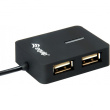 Equip USB-Hub 4-Port 2.0 ->4x2.0 480Mbps o.Netzteil sw