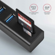 AXAGON AXAGON HMA-CR3A Hub 3x USB-A SD/microSD metal
