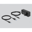 DELOCK Externer SuperSpeed USB Hub mit 10 Ports + Schalter