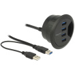 DELOCK Tisch-Hub 4 Port USB 3.0