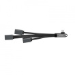 LogiLink USB3.2 Hub USB-C/M 90, to 3xUSB-A/F, 0.15m
