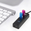 Unitek HUB 4x USB 3.0; BC1.2; BLACK; Y-3089