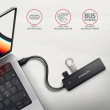 AXAGON HUE-C1C, HUB 4-port USB 5Gbps 19cm USB-C cable
