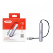 Unitek HUB USB-A; 3x USB-A 2.0; 1x USB-A 5 Gbps Alu